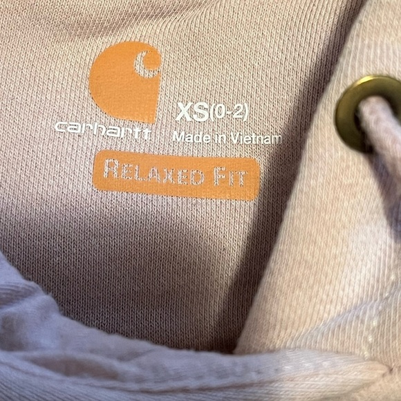 Carhartt Relaxed Fit Hooded Sweatshirt Light Pink - Picture 10 of 10